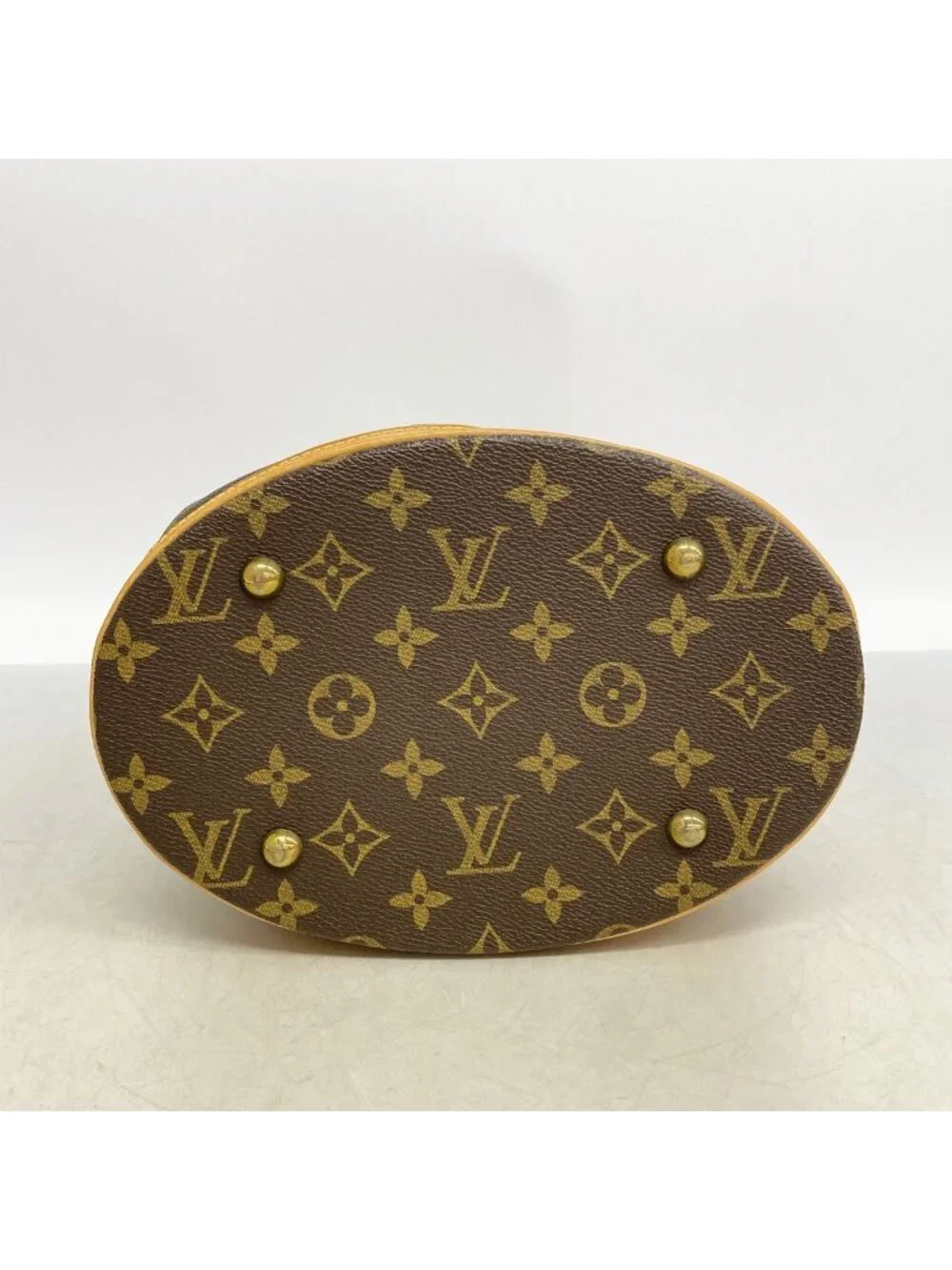 Louis Vuitton Tote Bag Monogram Petite Bucket Brown